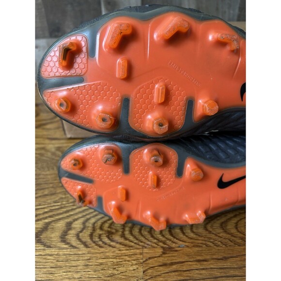 Nike Hypervenom Phantom 3 Elite FG Soccer Cleats Grey Orange Size 12 Italy main image 5